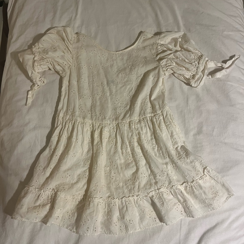 Aritzia: Sunday Best, cream/ivory mini dress, petite size xxs.